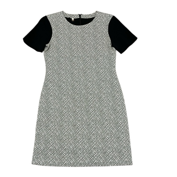 3/$15 5/$25 Anthropologie 4.C Black and White Short Sleeve Midi Dress Size Sma… - Picture 1 of 7